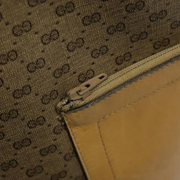 GUCCI Micro GG Canvas Tote Bag Pvc Leather Beige - Picture 14 of 16